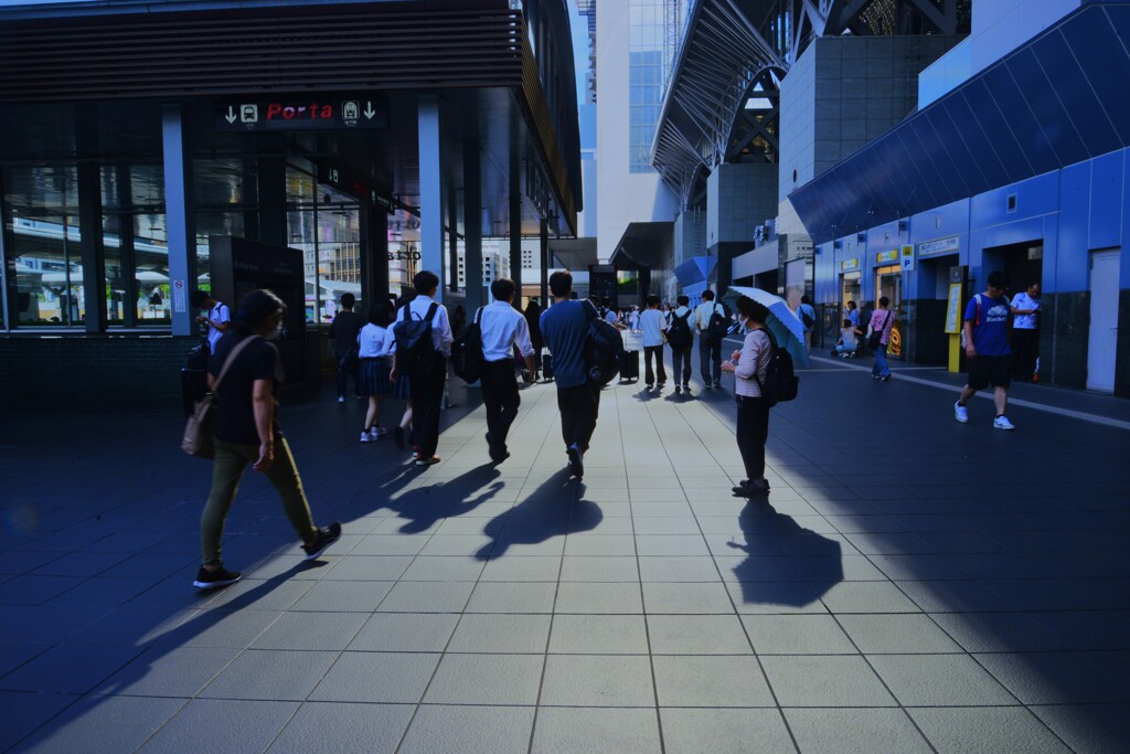 黄昏の京都駅　➂。。。！