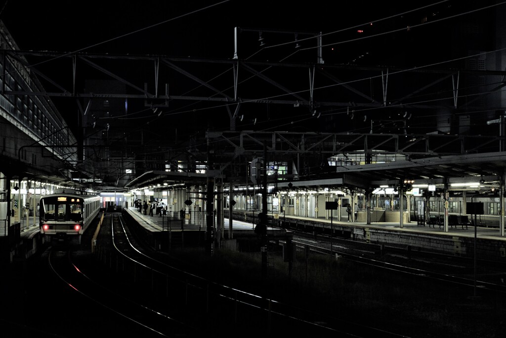 終電を待つ。。。！