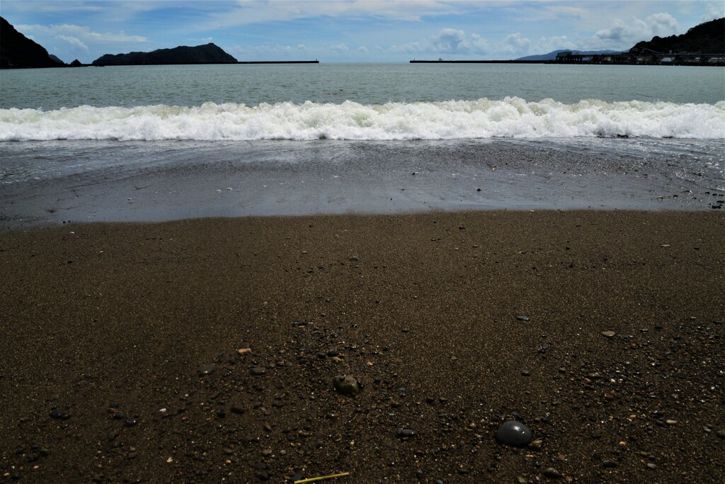 須崎海岸．．ただ一人の波音　②。。。！