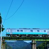 青い空と青い電車。。。！