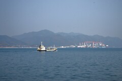 大三島．．盛港にて　➂。。。！