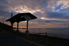 冬の停車場で　①。。。！