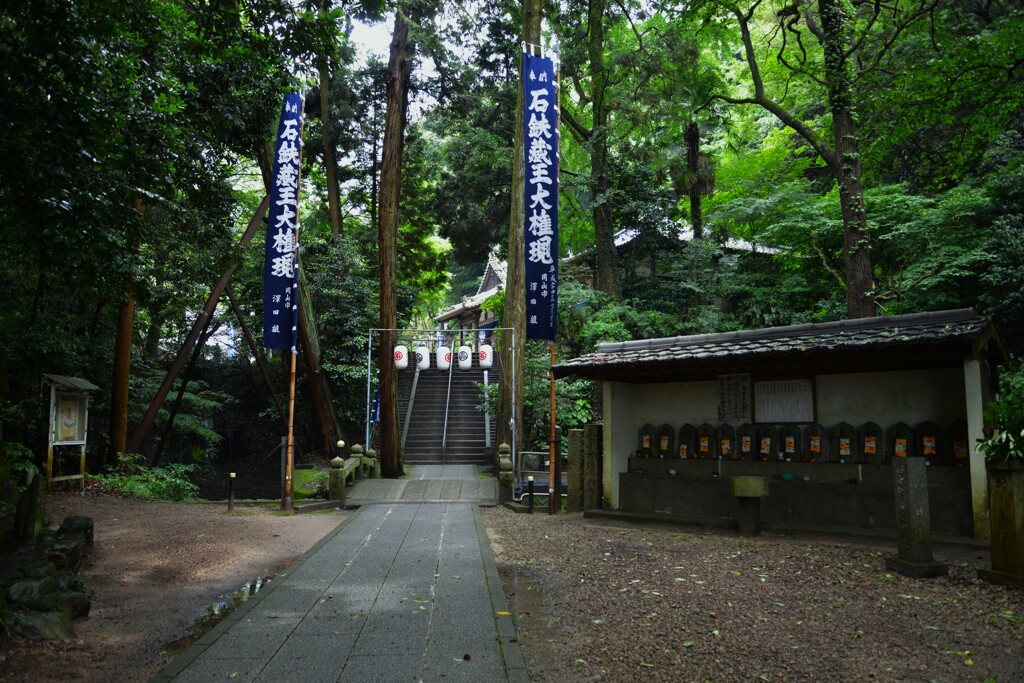 時雨の山寺にて　⑤。。。！