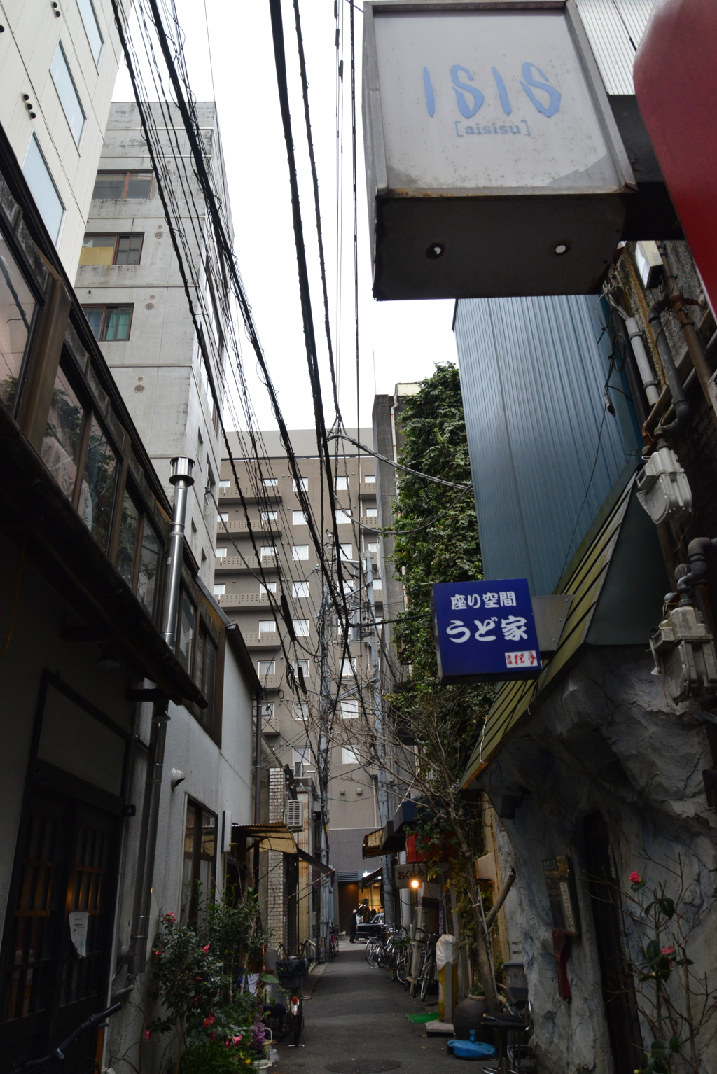 路地裏物語．．ビルの谷間で　➂。。。！