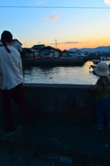 二人の夕暮れ　①。。。！