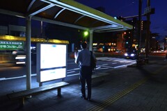 タクシーに手を上げて。。。！