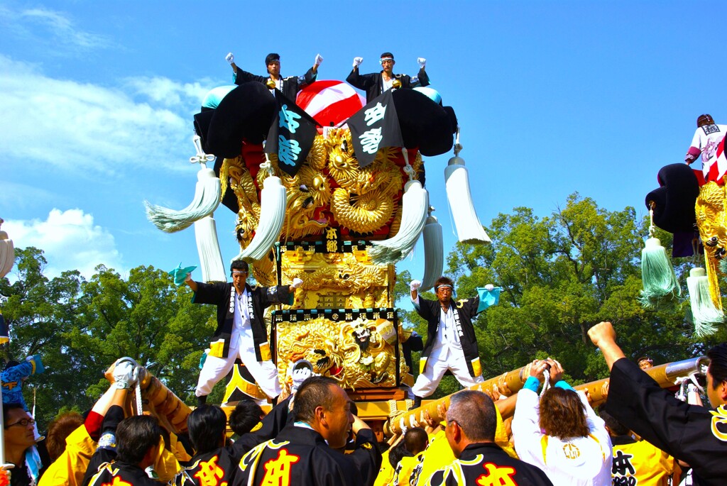 男の祭．．新居浜太鼓祭り　➁。。。！