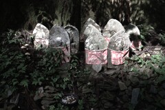 山寺への道と野仏　➂。。。！