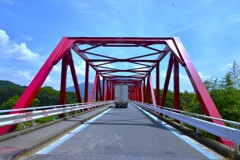 肱川の赤橋　①。。。！