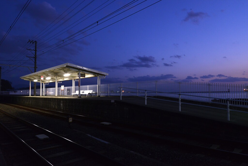 夕暮れの停車場　➁。。。！