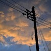 雨のち晴れ．．夕焼け空。。。！