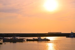 夕焼け　。。。！