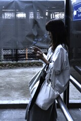 京都駅の人々　①。。。！
