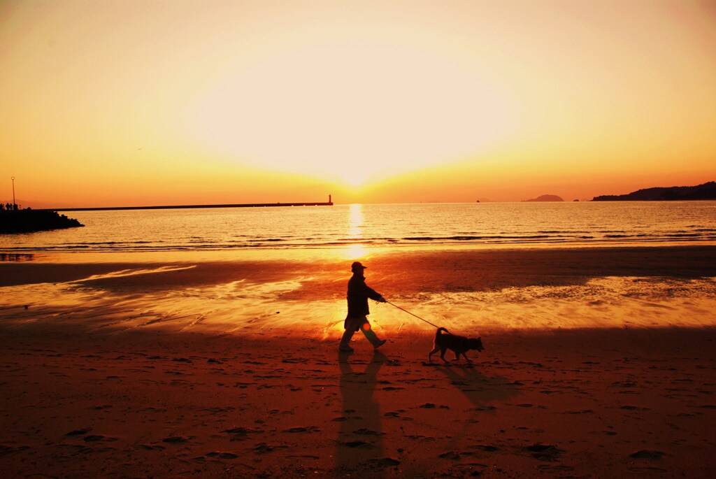 瀬戸の夕陽　２　。。。！