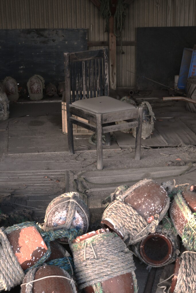 たこ壺漁の港　➂。。。！