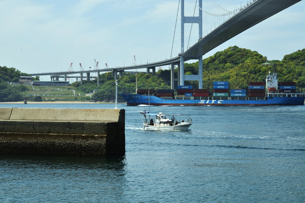 海峡の風に　➂。。。！