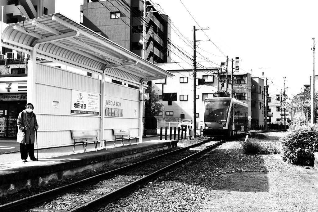 停車場にて　➁。。。！