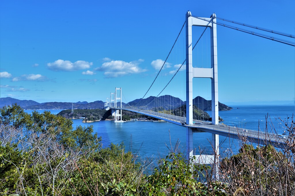 来島海峡大橋。。。！