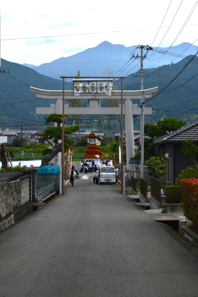 和気あいあいの西条祭り　①。。。！