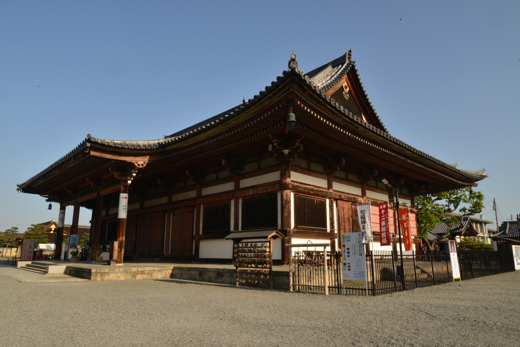 朝の東寺　①。。。！