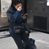 街角で一休み。。。！