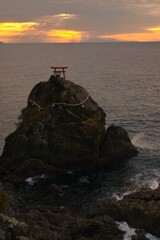 天神岩と水平線　②。。。！