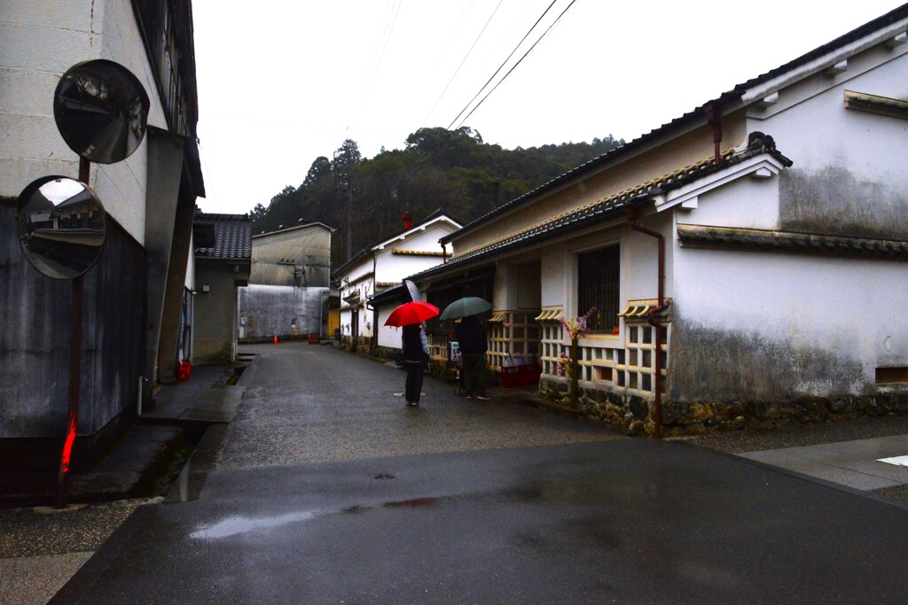 赤い雨傘　➂。。。！