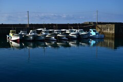 秋暮れの上灘漁港　②。。。！