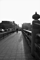 三条大橋の朝陽。。。！