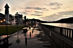 雨上がりの散歩道。。。！