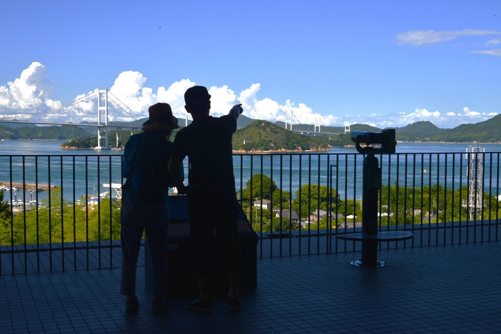 来島海峡テラス　①。。。！