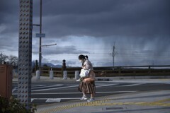 寒風に負けず　。。。！