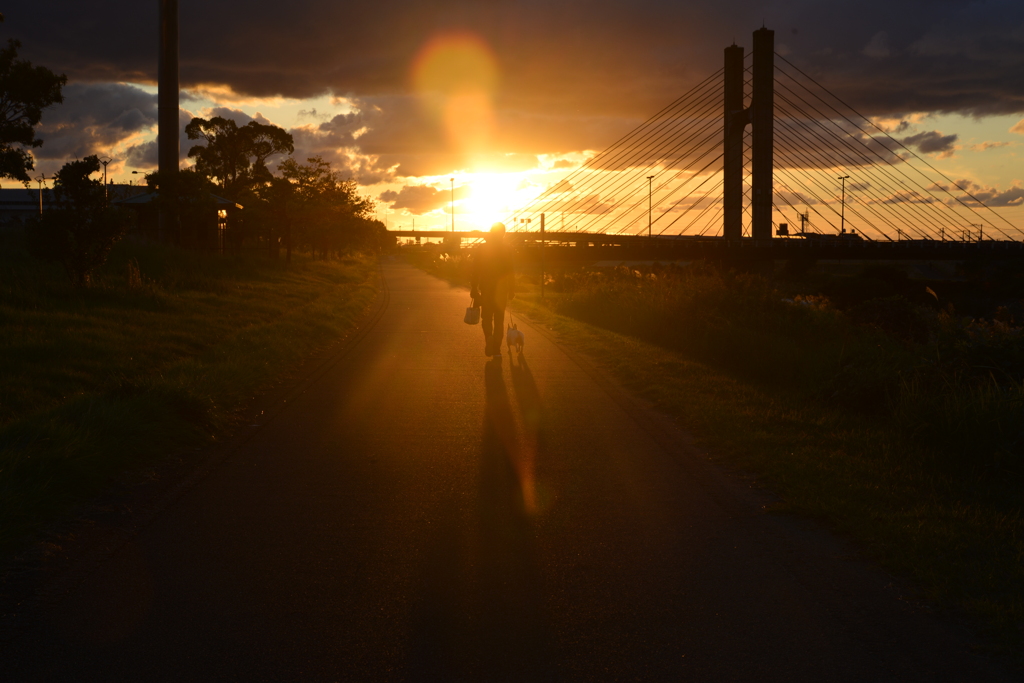 夕焼けの家路　②。。。！