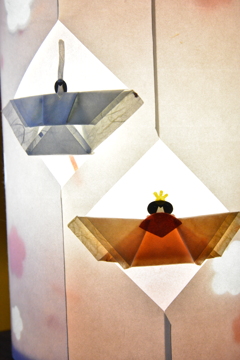 和紙行灯のお雛様。。。！