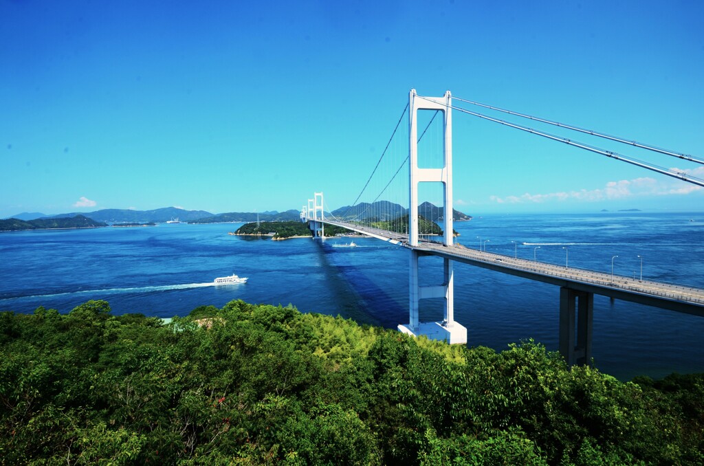 夏色の来島海峡絶景　①。。。！