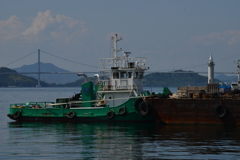 来島海峡と今治港　④。。。！