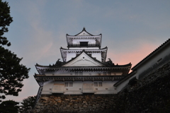 金色のお堀と高知城　➂。。。！