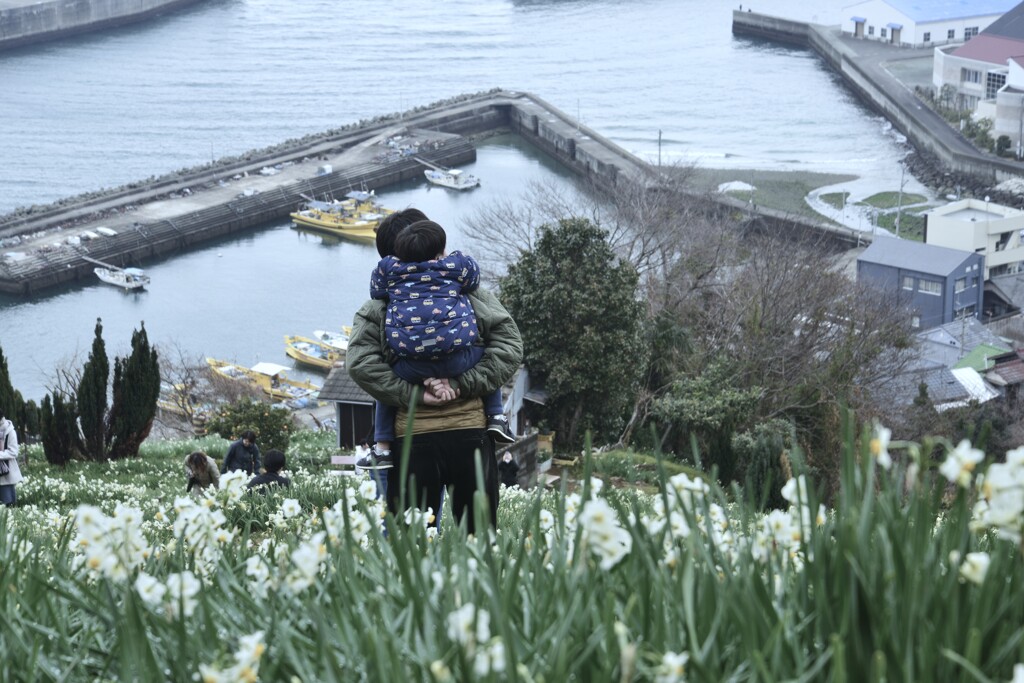 大きな背中の温もりと　➂。。。！