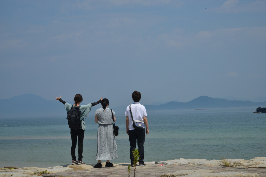 夏の海　➂。。。！