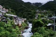 雨上がりの山村風景　②。。。！