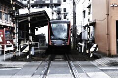 停車場にて　➂。。。！