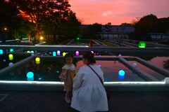 庭園の夕べ　①。。。！