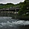 小雨降る渡月橋　①。。。！