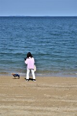 愛犬と海を感じる時。。。！