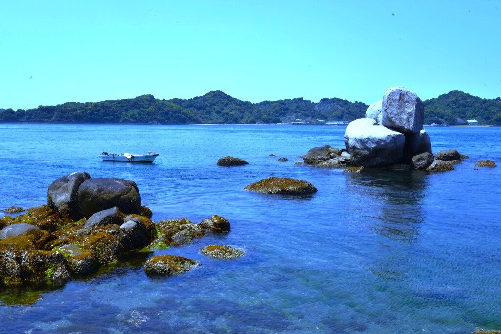 海辺の神社　➂。。。！