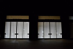 障子越しの光と影　③。。。！