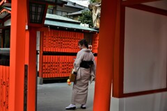 車折神社にて　①。。。！