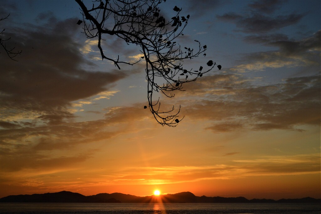 夕暮の渚にて　④。。。！