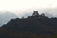 雨上がりの松山城　。。。！