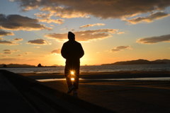 誰もいない海　。。。！